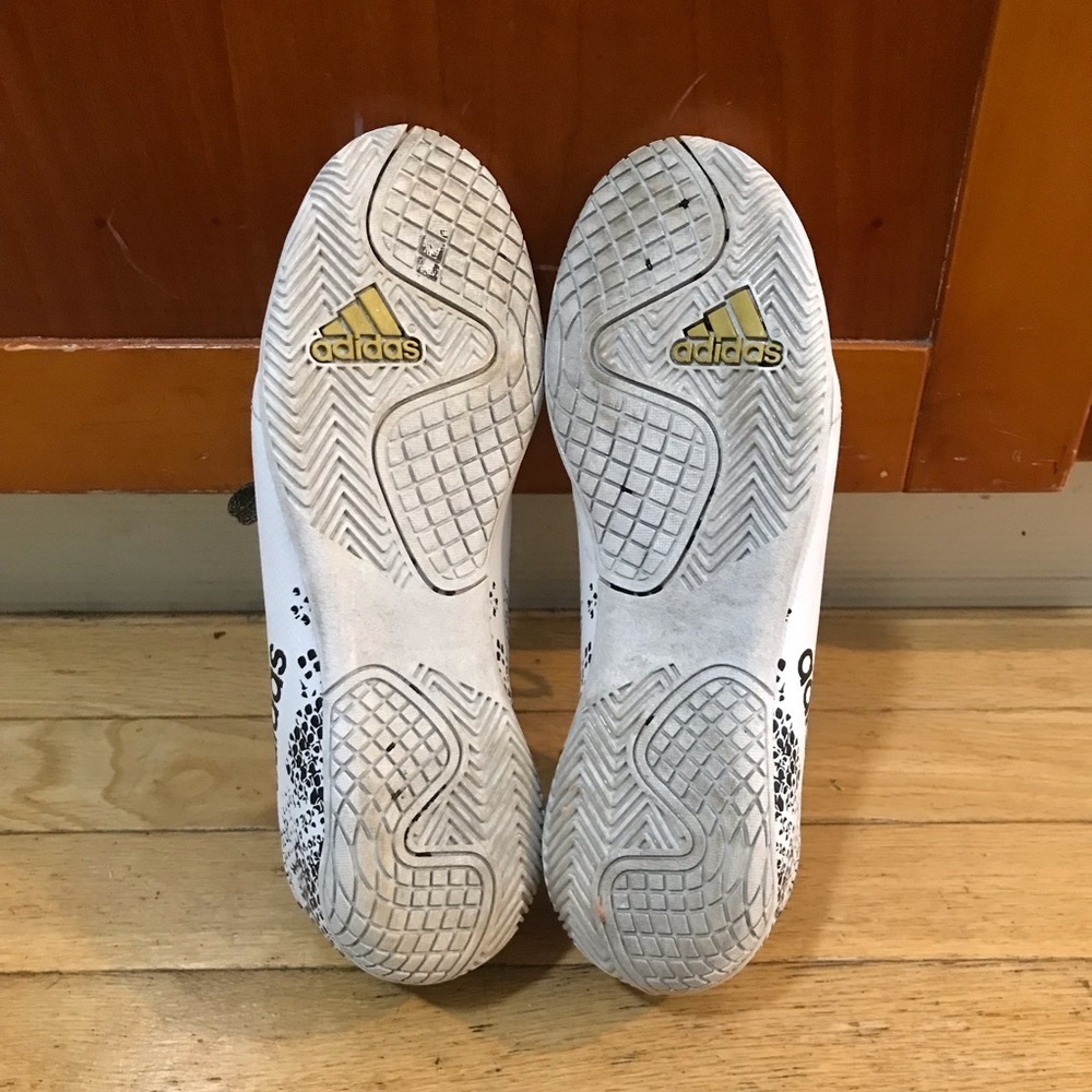 Adidas men's Sneakers Shoes Athletic Running White And Black SPG 753001 size 5 - Picture 6 of 7
